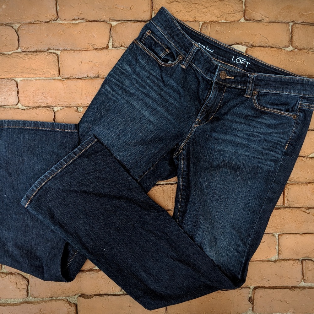Loft Modern Boot Cut Jeans